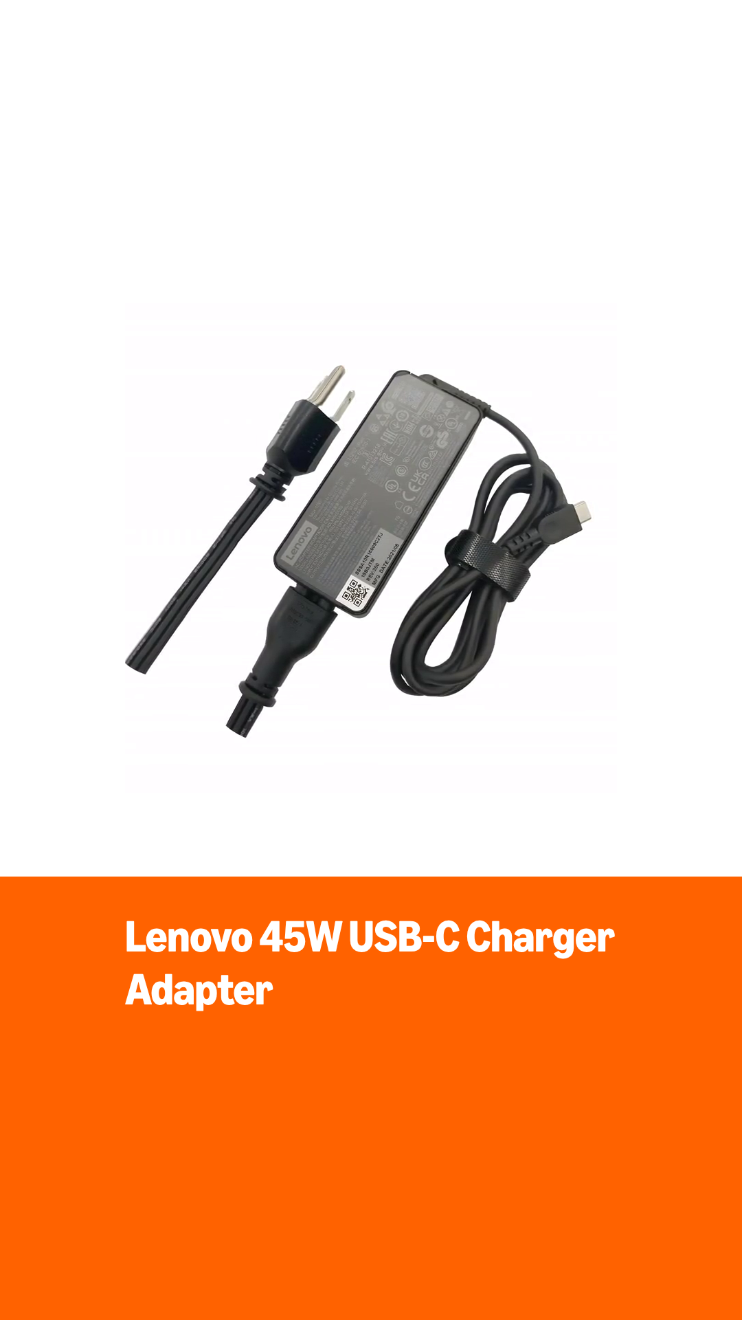 Amazon.com: Lenovo Laptop Charger 45W Watt USB Type C(USB-C) AC